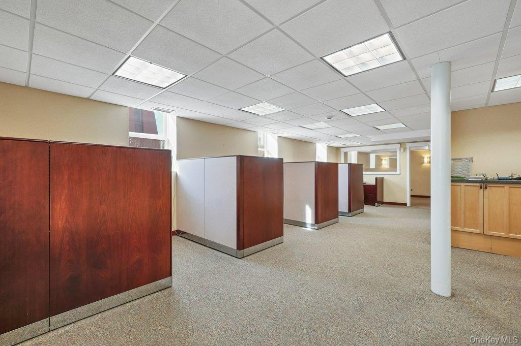 Professional offices with cubicles and private offices.