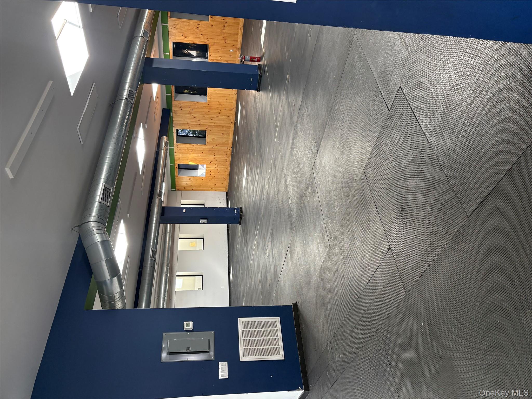 Garage with electric panel