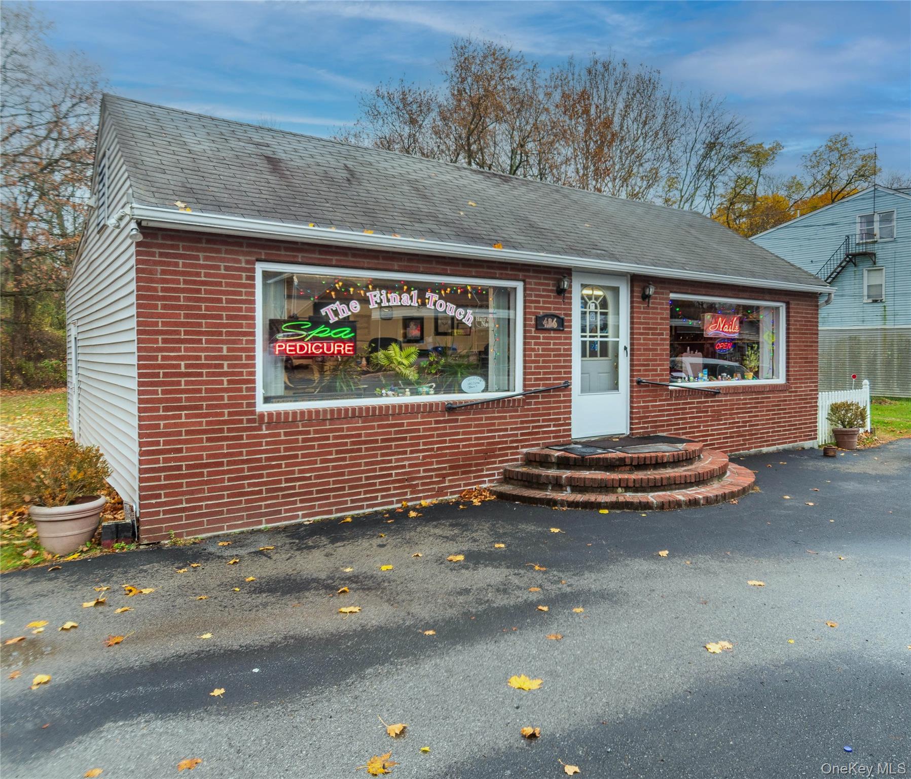 Front Building with brick