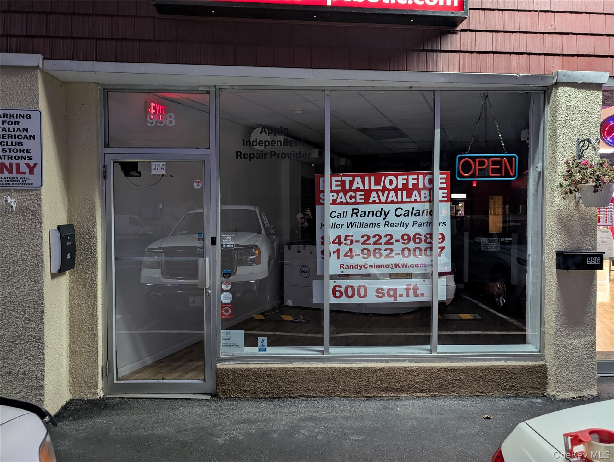 View of exterior entry