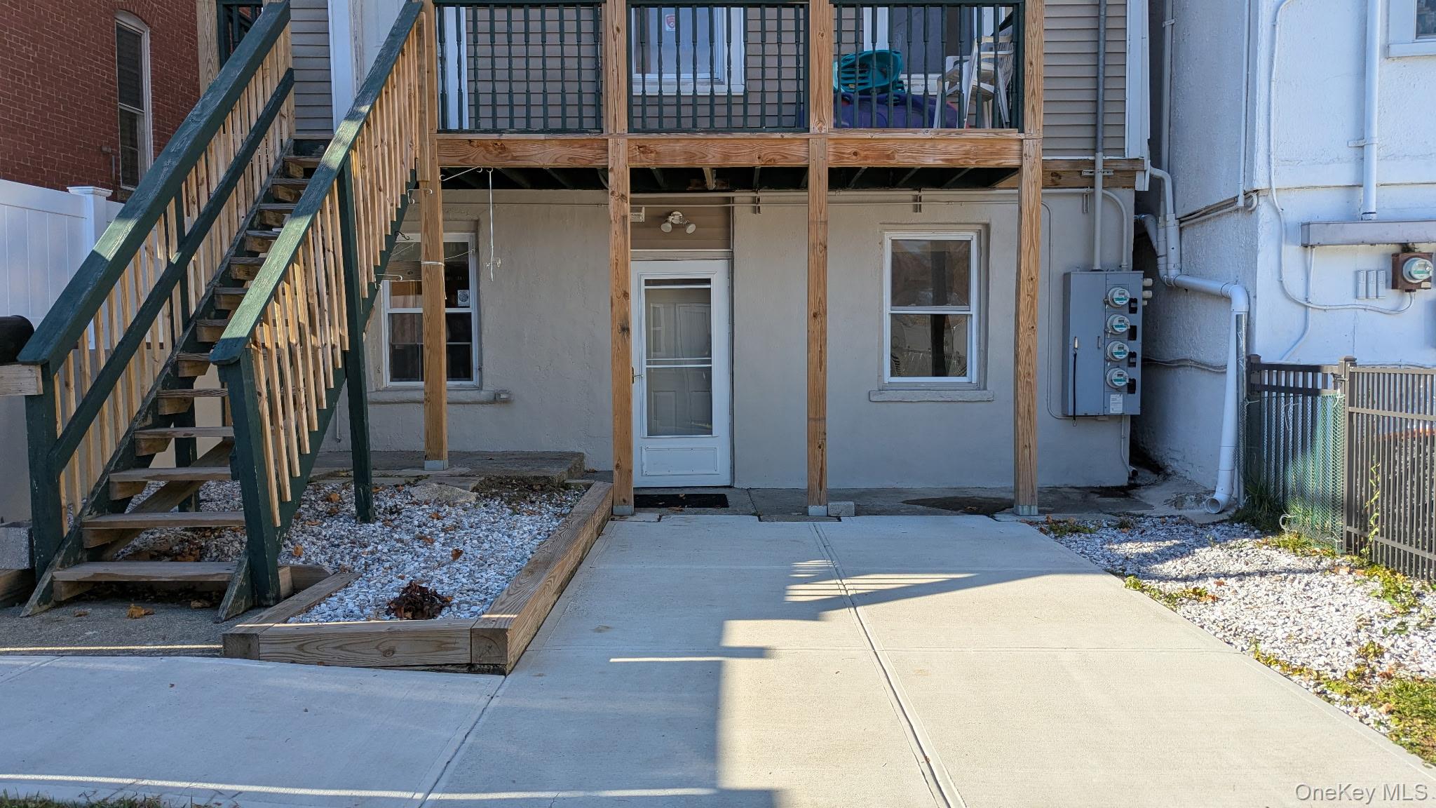 Doorway to property