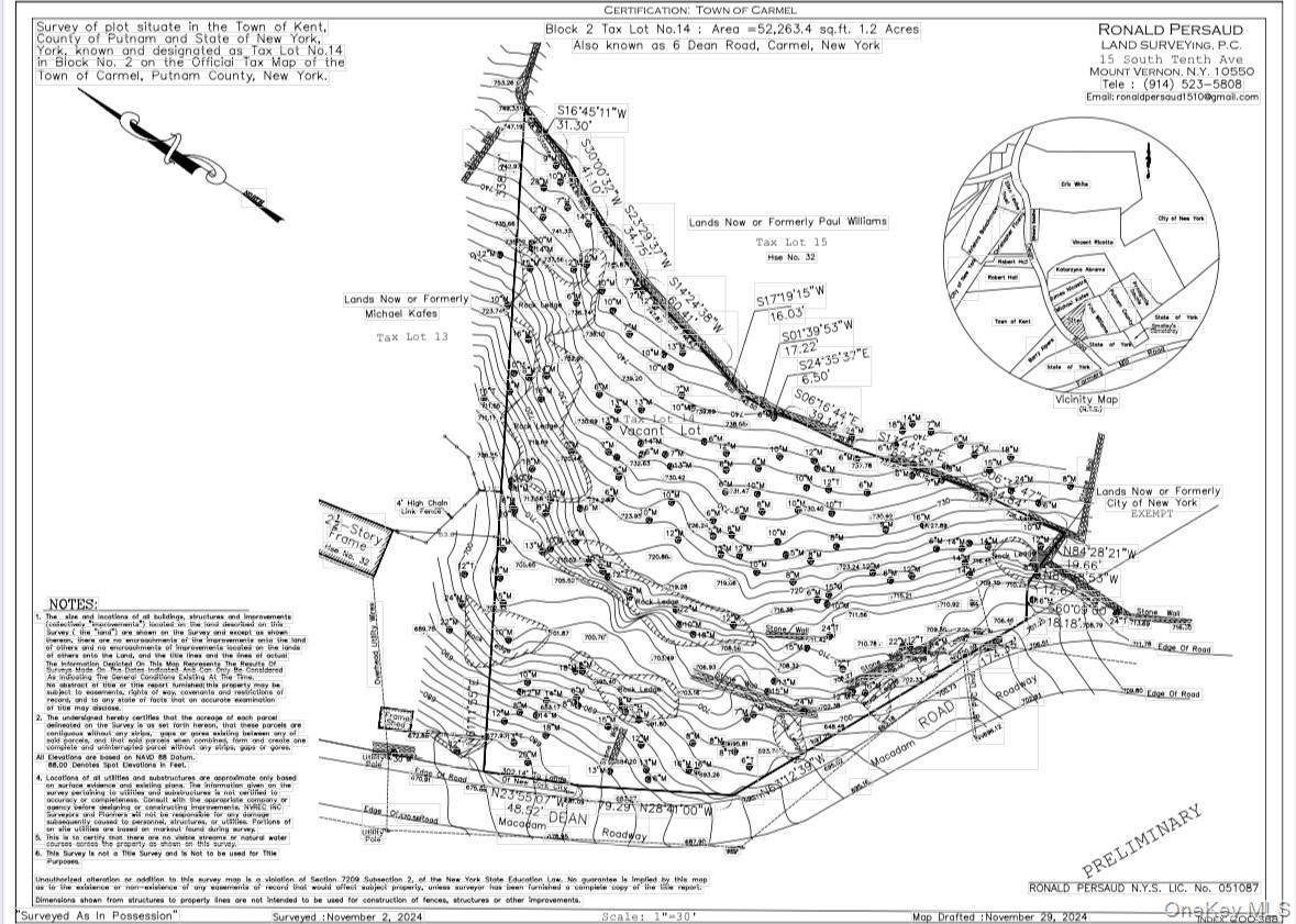 Parcel map