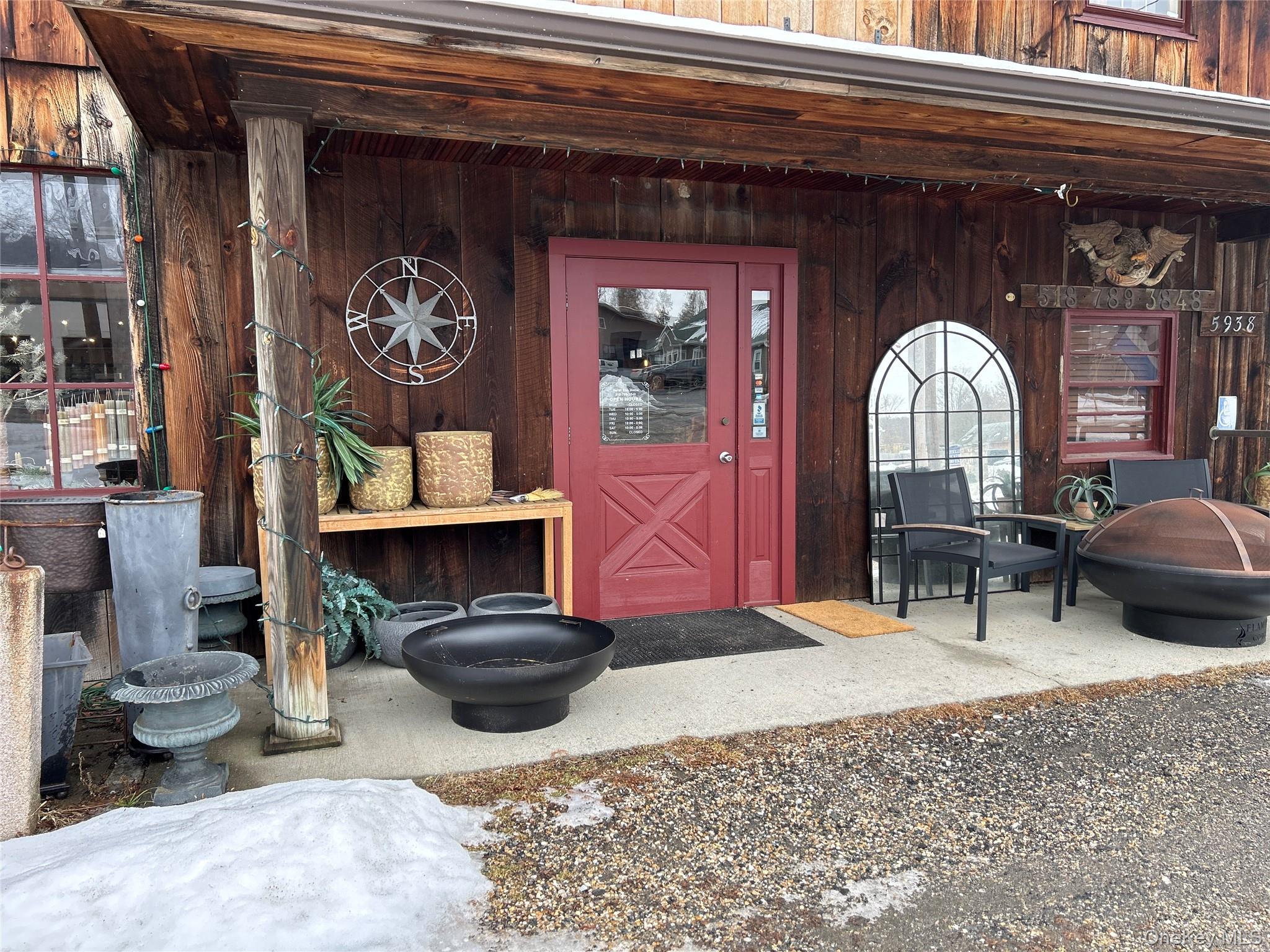 Entrance to property