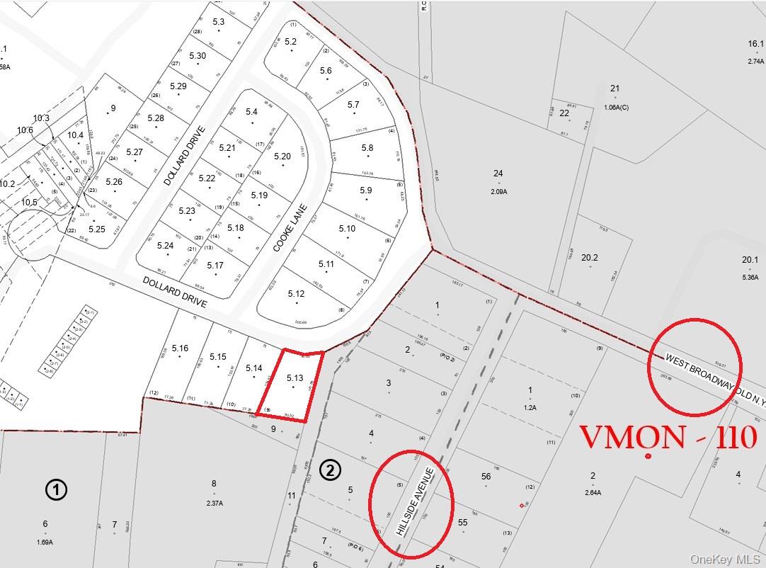 Wide view of Tax Map