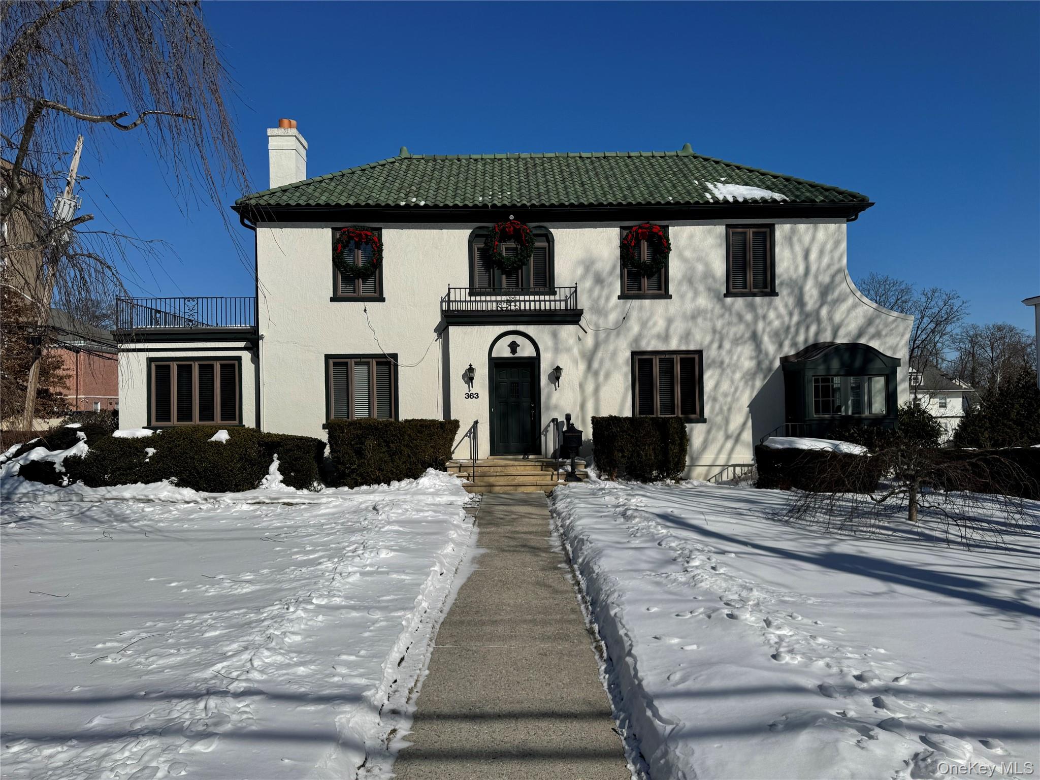 Front View of Building
