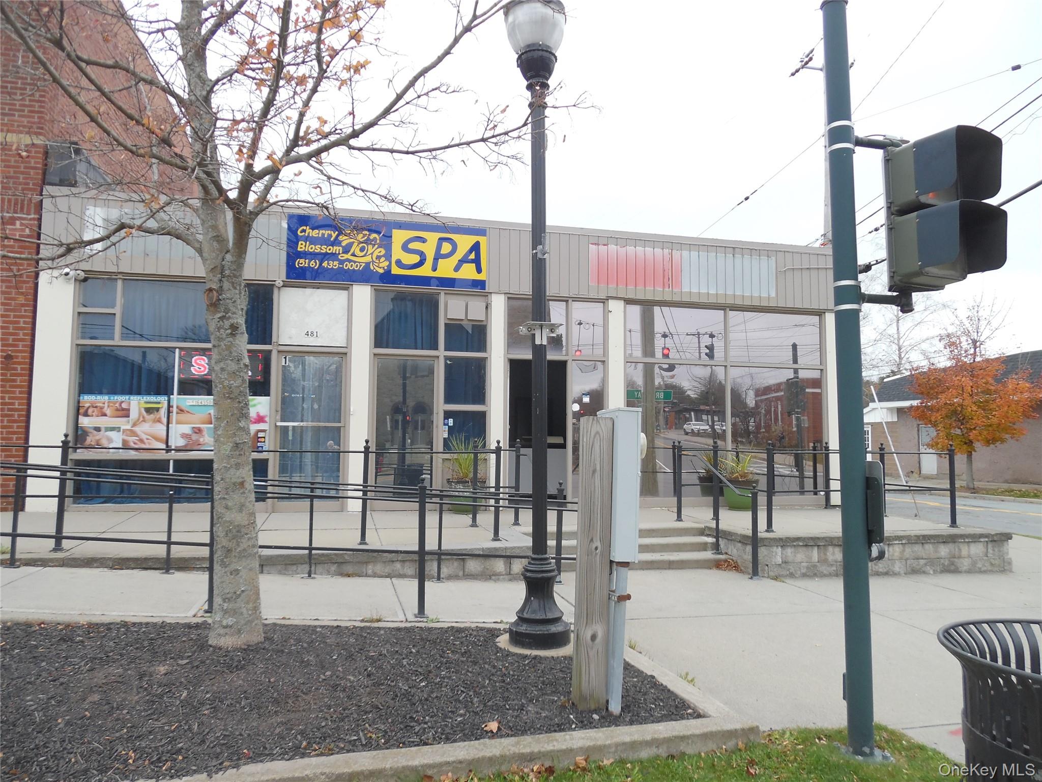 Front of building