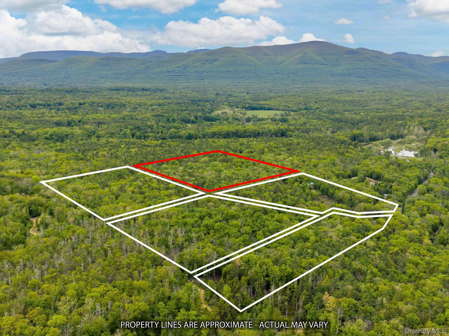 Aerial Outline of subdivision