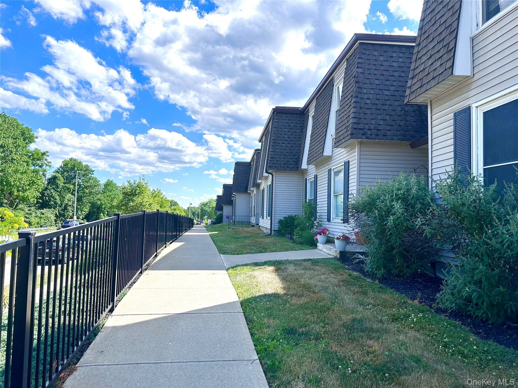 Elevated walkway to your new home!