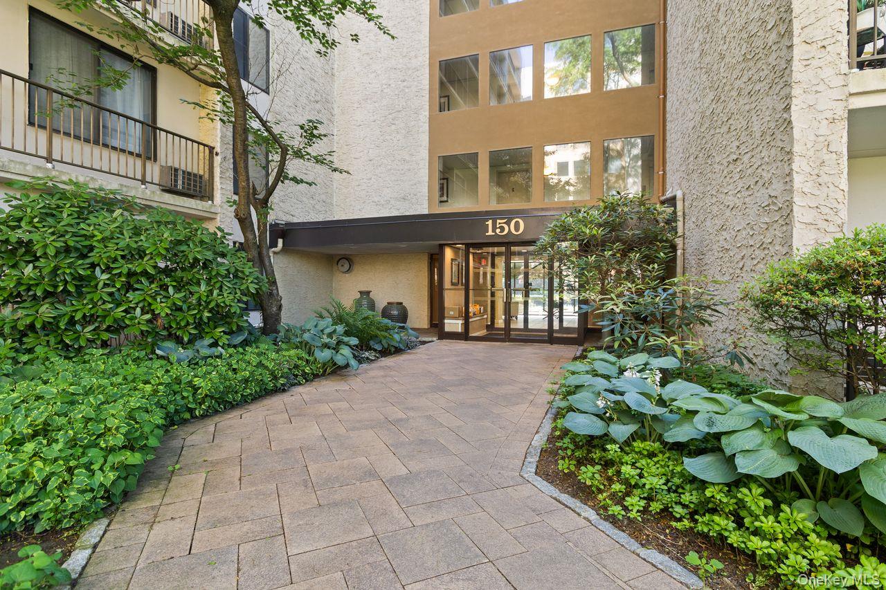 Welcome to 150 Overlook Avenue; 5F.  Step into resort styled living, beautiful gardens greet you!