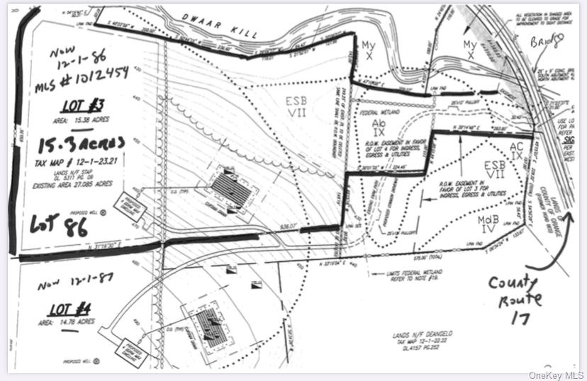 lot # 86  aka lot 3 on survey