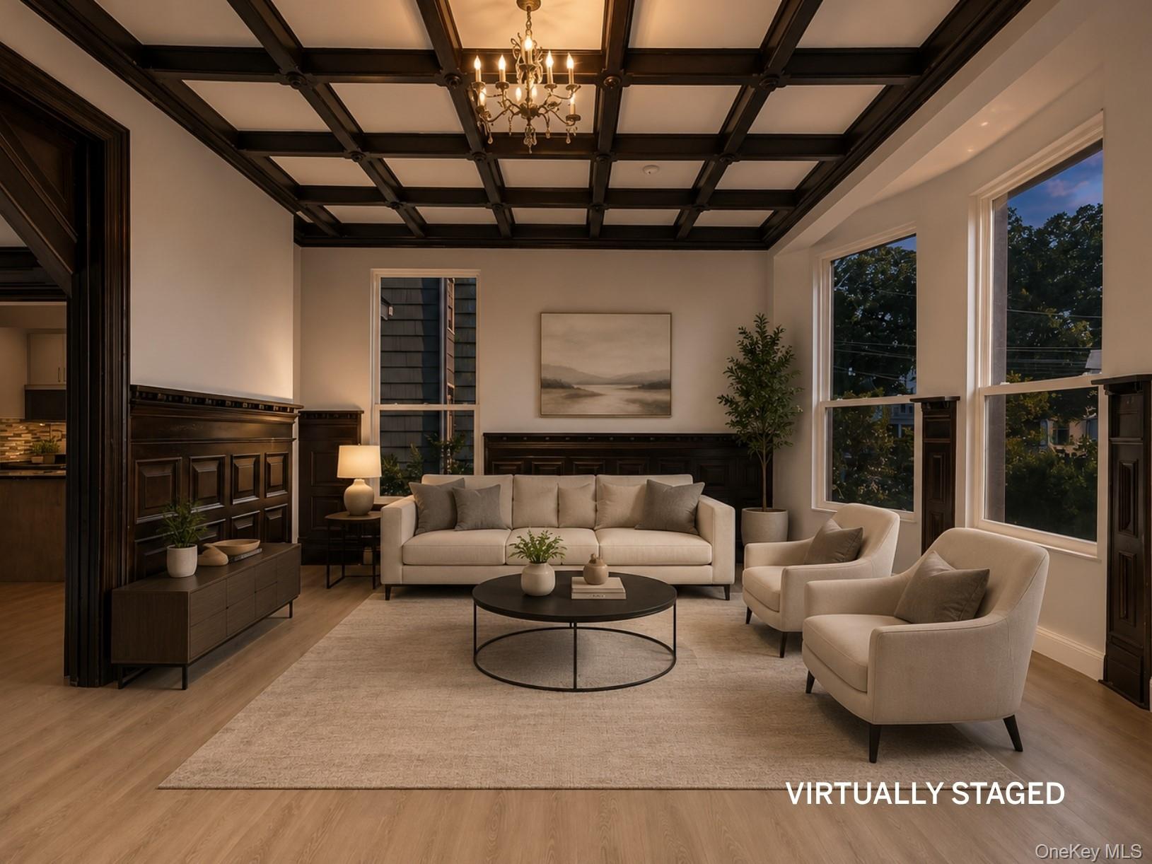VIRTUALLY STAGED LIVING ROOM
