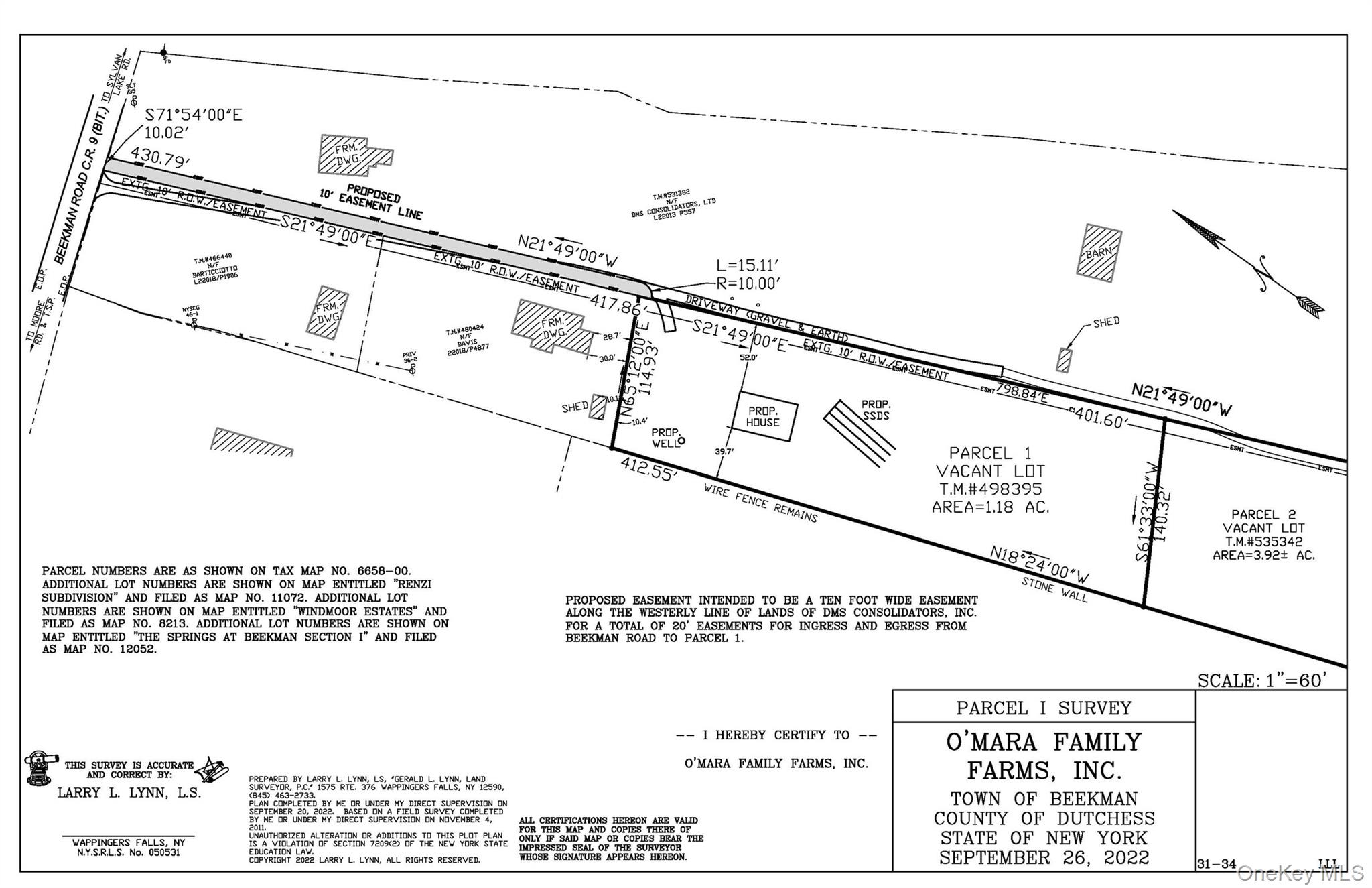 Survey map